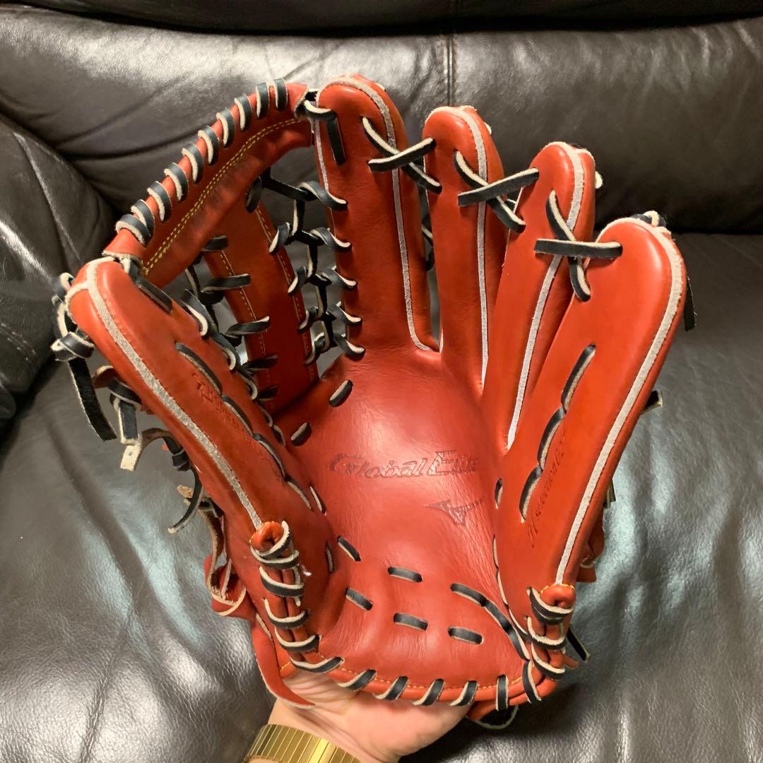 ミズノ　グローバルエリート　軟式外野手用グローブ