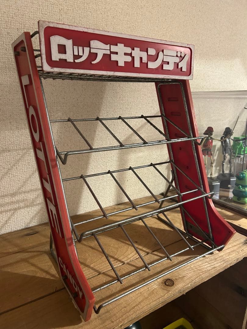 超希少　LOTTE ディスプレイラック 赤 3段式　非売品　 ※期間限定値下中