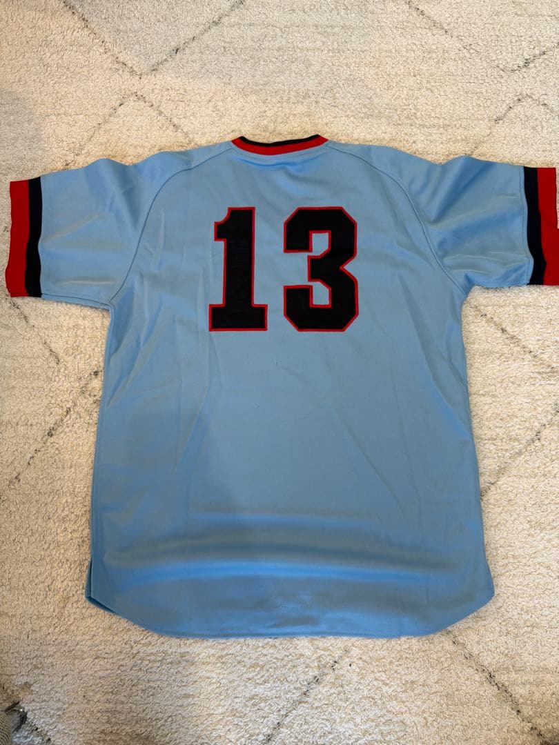 【未使用】広島東洋カープ復刻ビジターユニフォーム 13堂林翔太 L