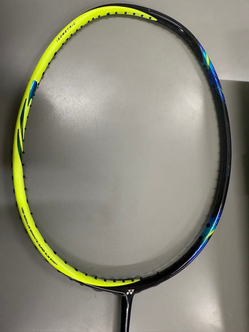 バドミントンラケット ブラック/イエロー