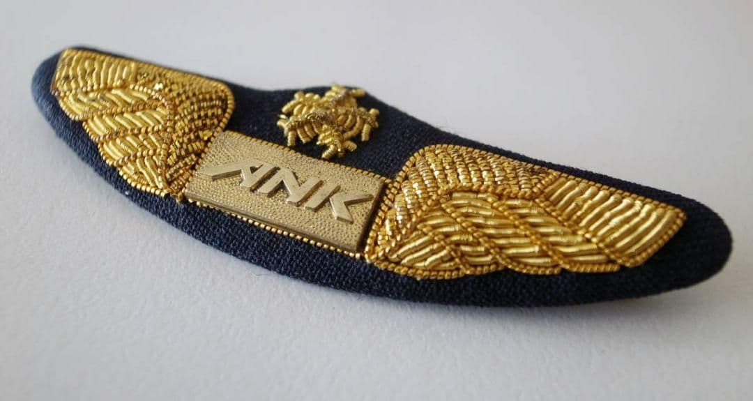 ANK エアーニッポン　パイロット ウィングバッジ／ANA 全日空 機長