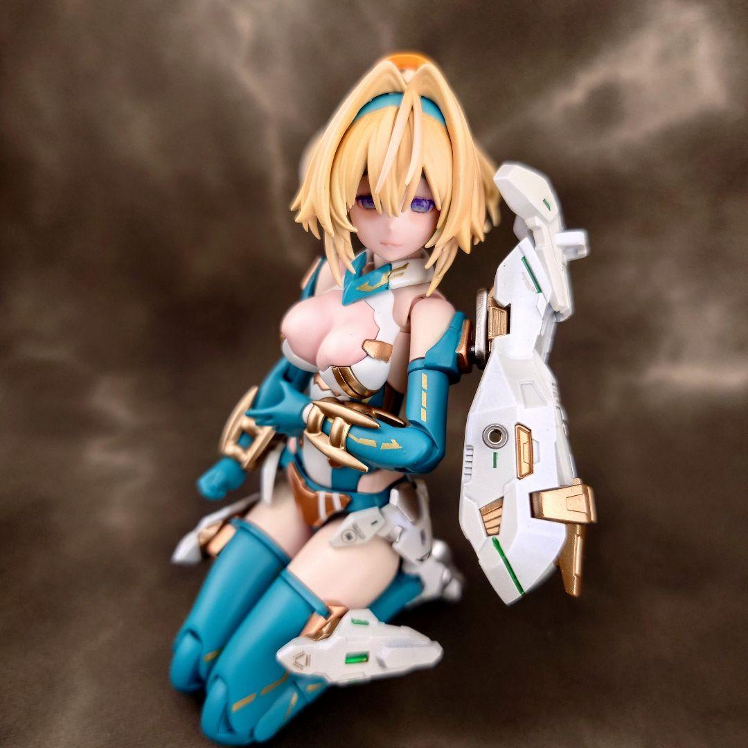 メガミデバイス　弓兵　花浅葱　全塗装完成品