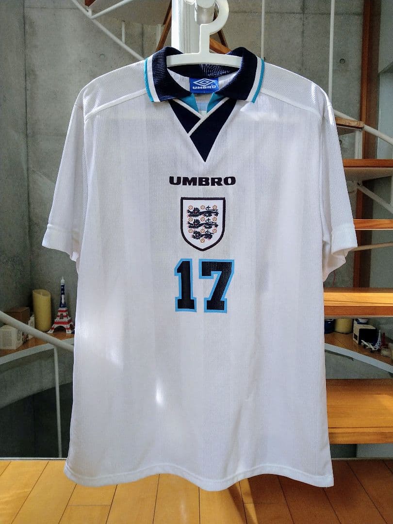 タグ付き未使用【UMBRO】イングランド代表96（H）#17 McMANAMAN