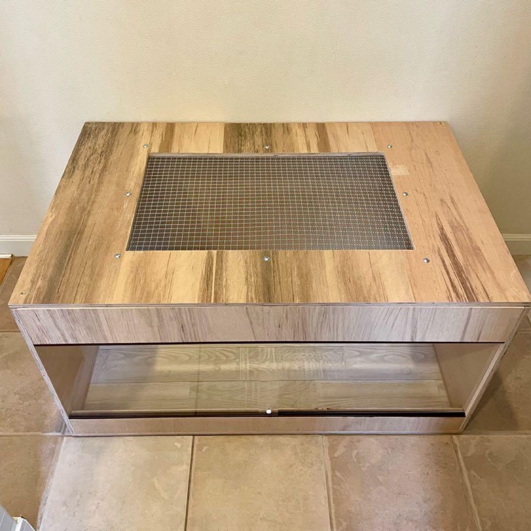 爬虫類ケージ　木製ケージ　フトアゴ　ハリネズミ プロフ必読　フルオプション