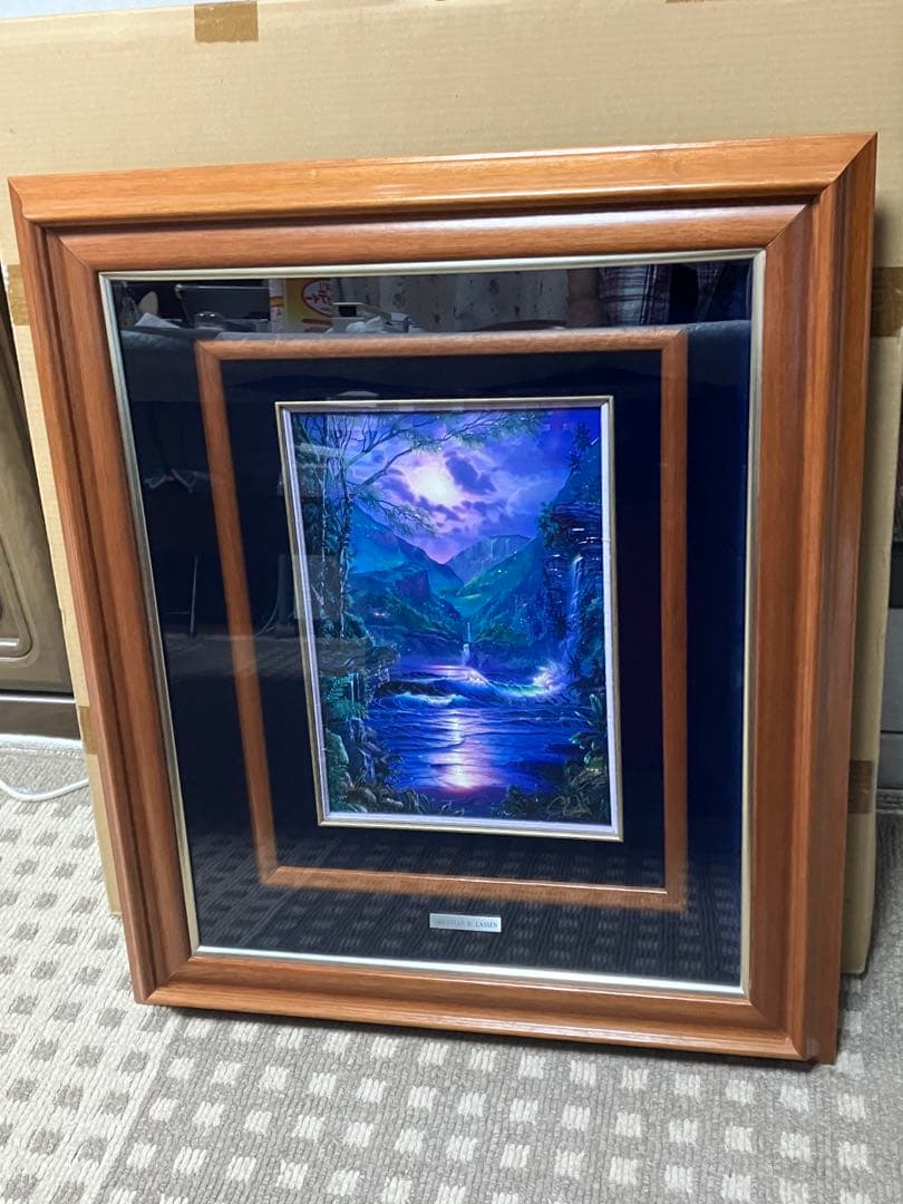 ラッセン 原画 真作保証 シークレット・プレイス 証明書 オリジナル 豪華額装