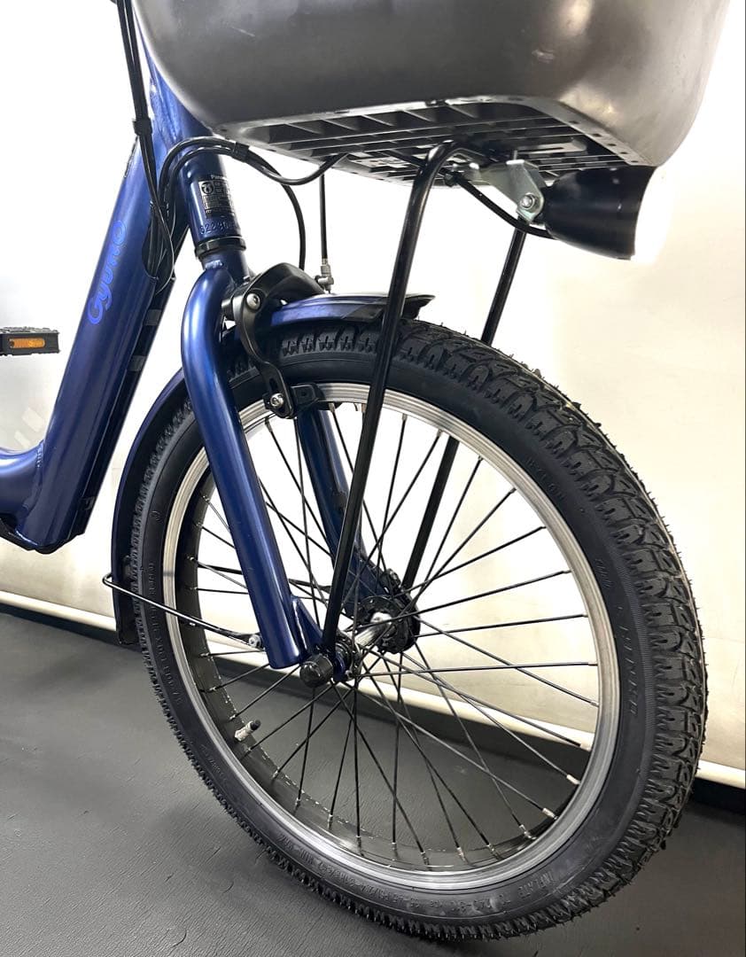 1年保証　新型　パナソニック　ギュット　20インチ　紺色　電動アシスト自転車