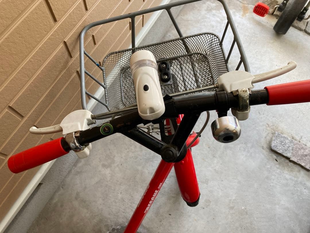 子供　消防車　自転車　駒付き