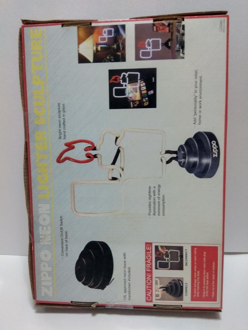 ZIPPO　ジッポー　ネオン　　　　　　　　　　ライター　スカルプチュア　未使用