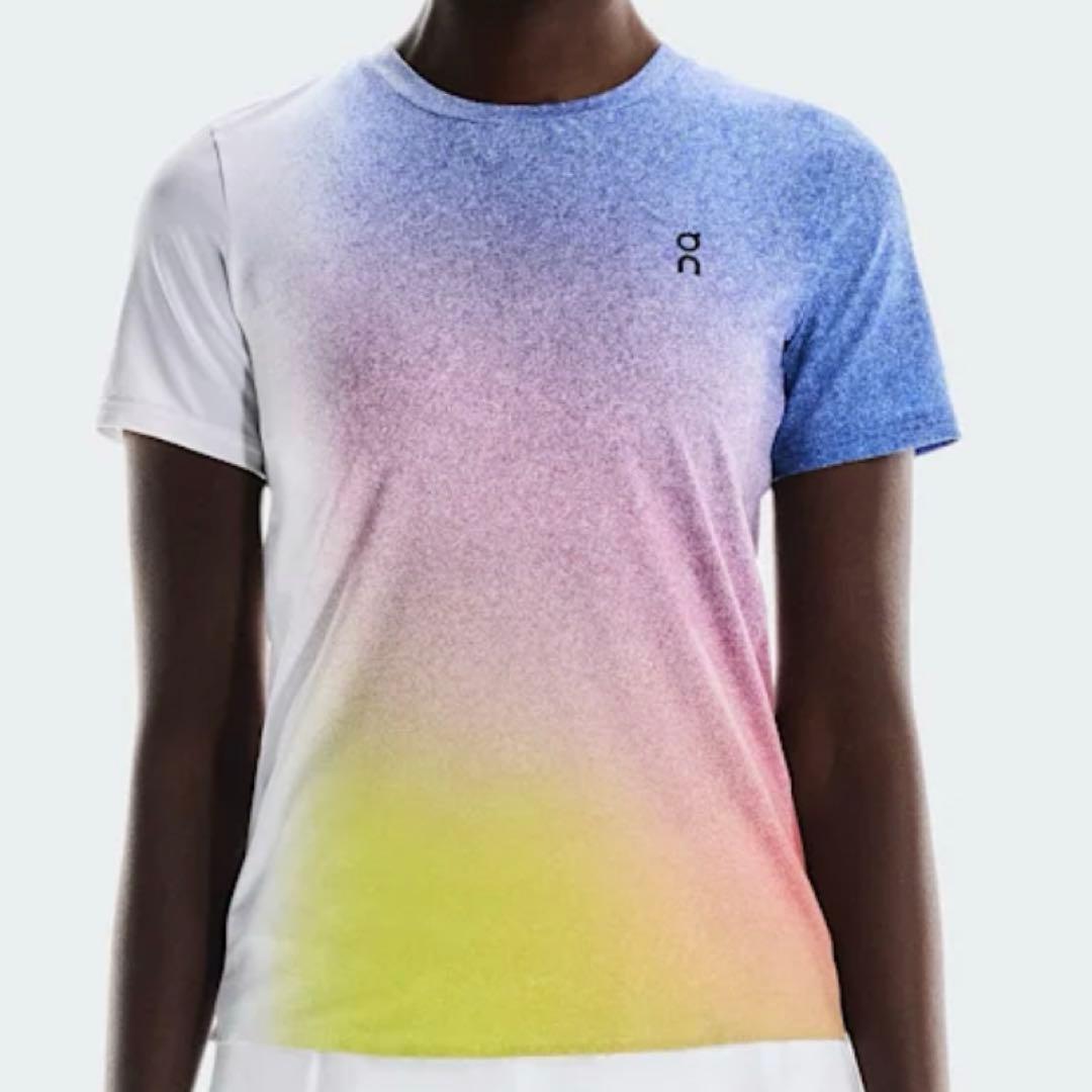 On Court-T テニスウェア ホワイト インディゴ Sサイズ