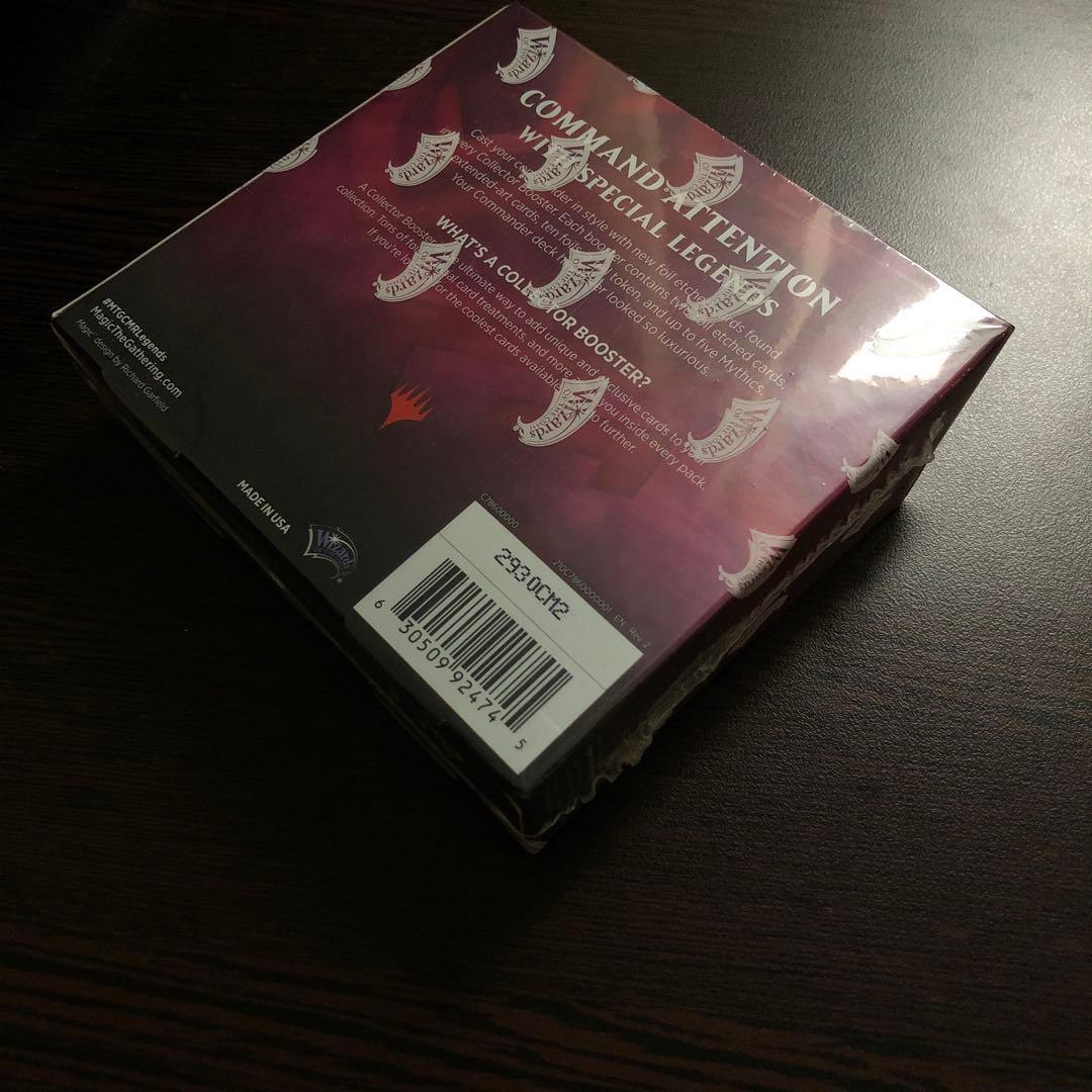 MTG 統率者レジェンズ コレクターブースター box 英語 未開封