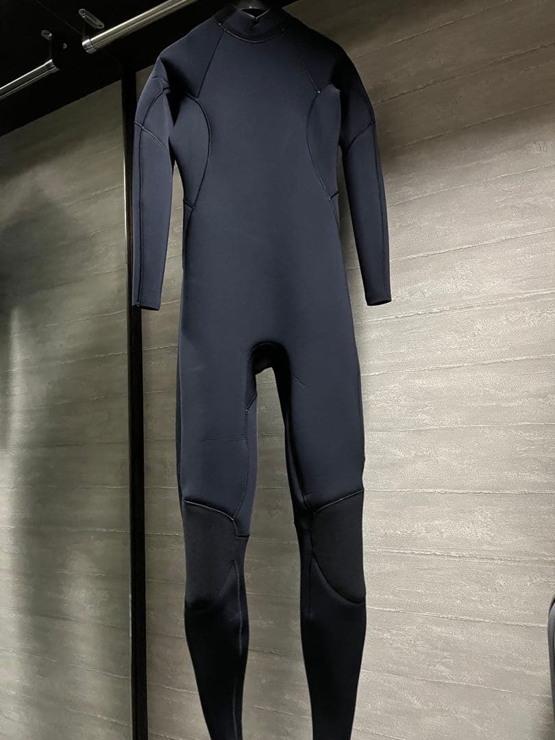 Need essencials 3/2mm ジップウェットスーツ黒レディース8