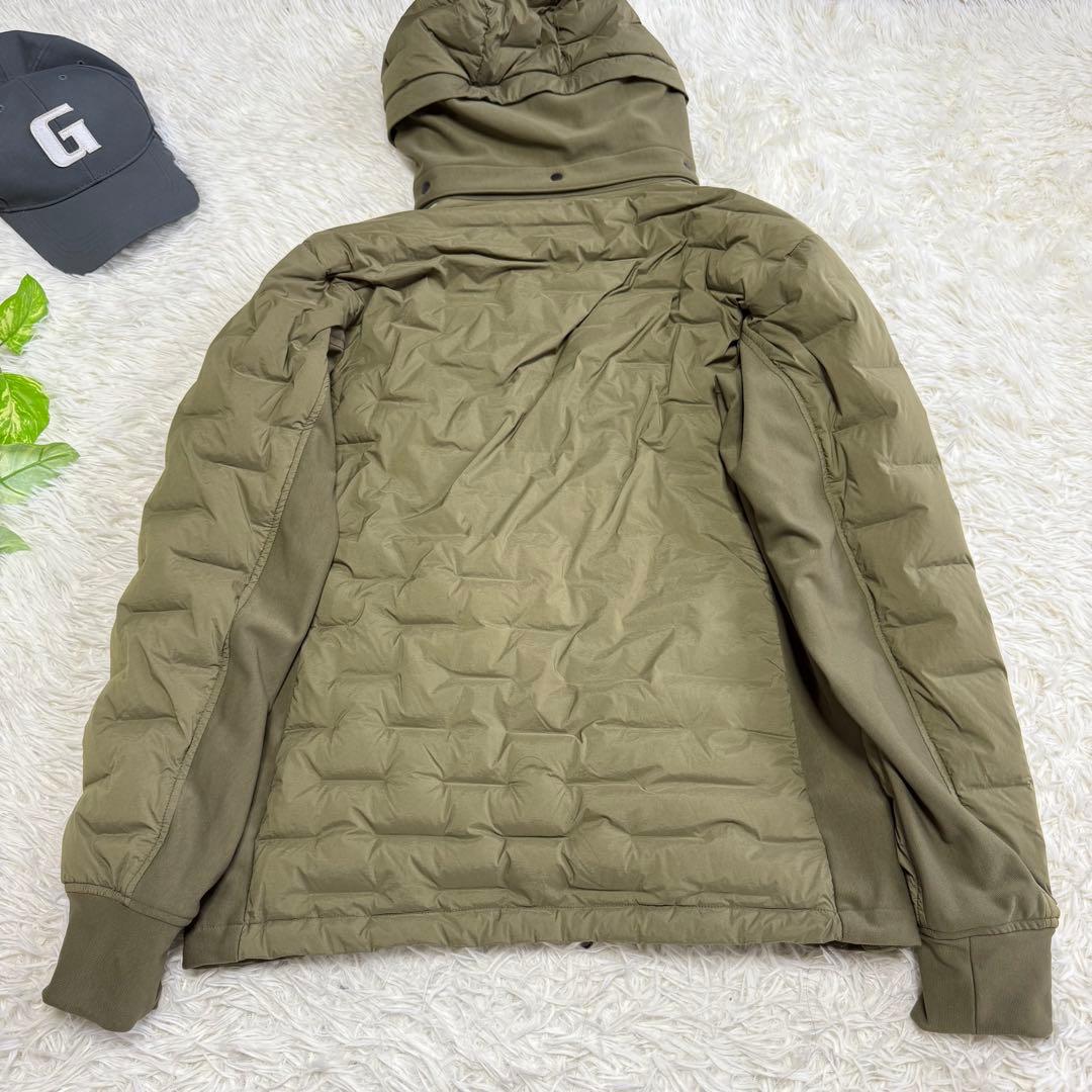 【ブリーフィングゴルフ】美品 ハイブリッドダウンパーカー Lサイズ メンズ