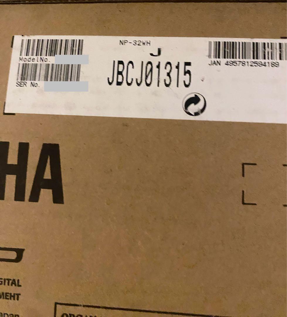 YAMAHA Piaggero NP32-WH ホワイト 76鍵 電子キーボード