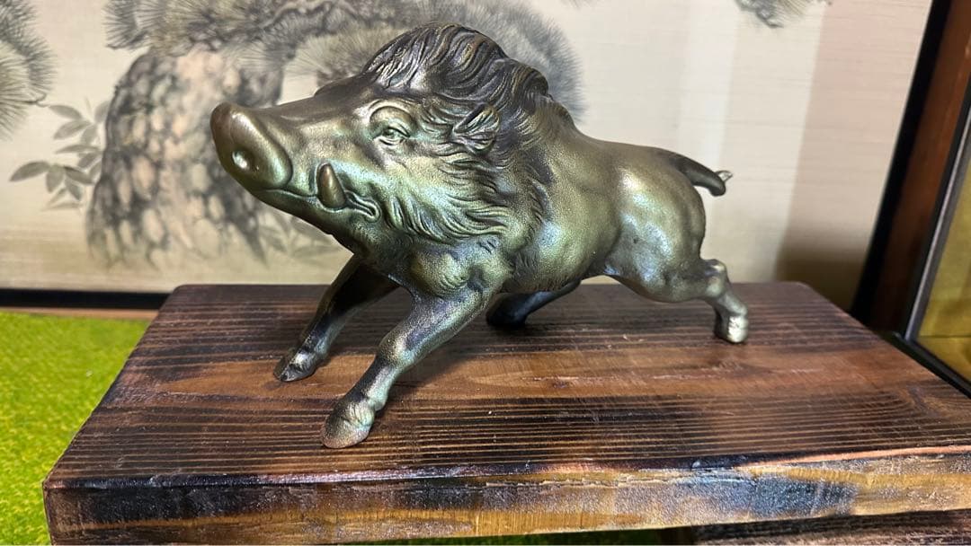 干支・亥(猪)の/高岡銅器の縁起物