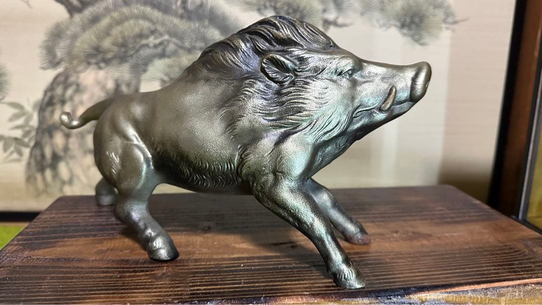 干支・亥(猪)の/高岡銅器の縁起物