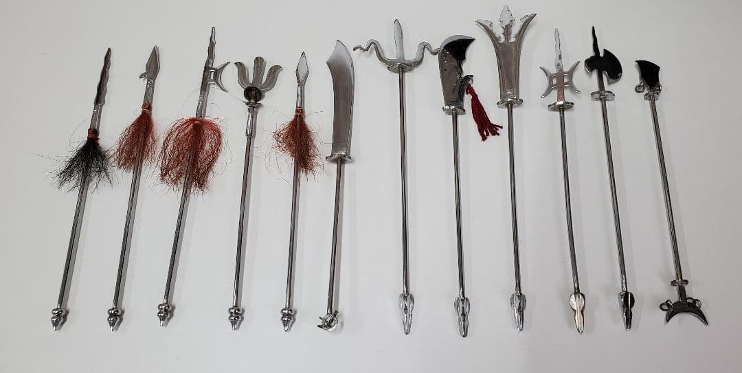 カンフー　武器　ミニチュア　セット