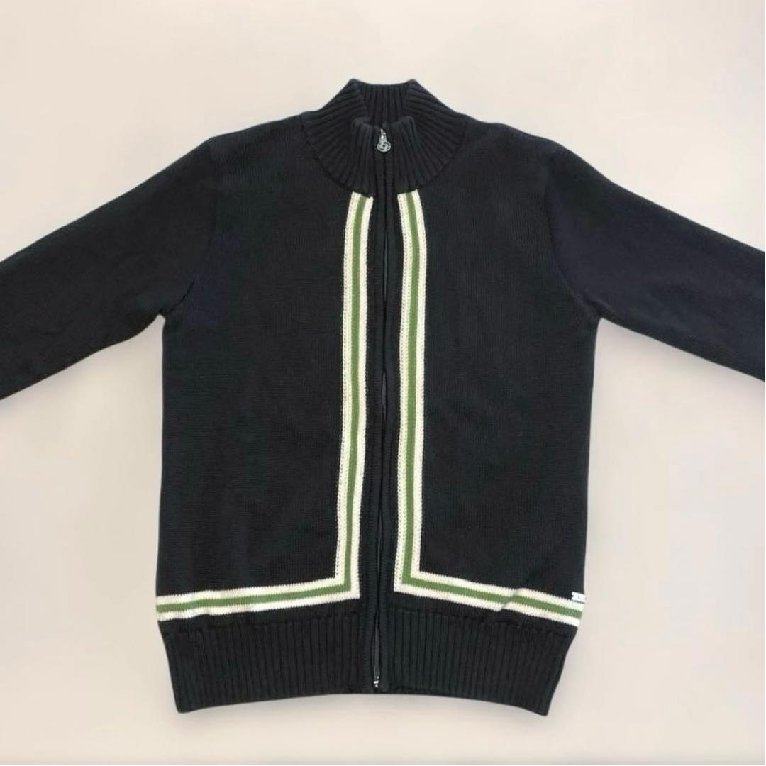 【美品】LIJA リージャ テニスウェア ニットジャケット S コットン100%