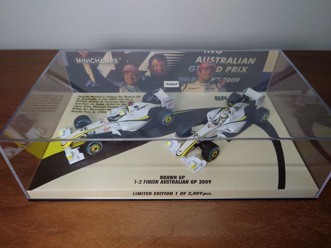 限定 1/43 ブラウンGP 2009 オーストラリアGP 1-2FINISH