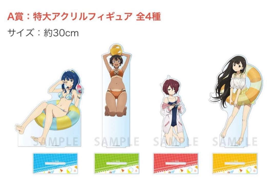 マケイン 負けヒロインが多すぎる! 抽選会A賞 特大アクリルフィギュア　温水佳樹