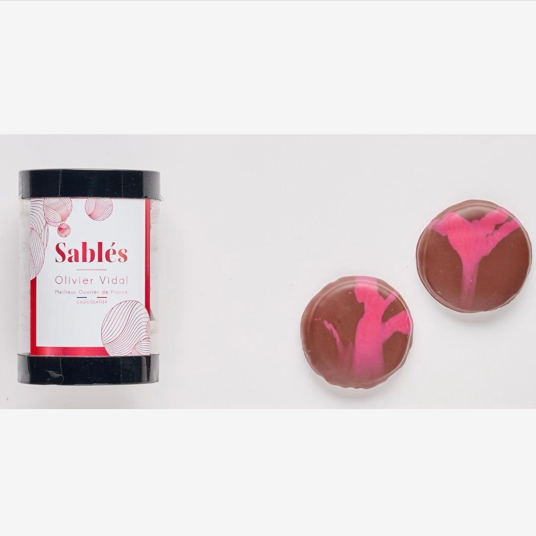 オリヴィエヴィダル　サブレ フランボワーズ　サロショ　サロンデュショコラ