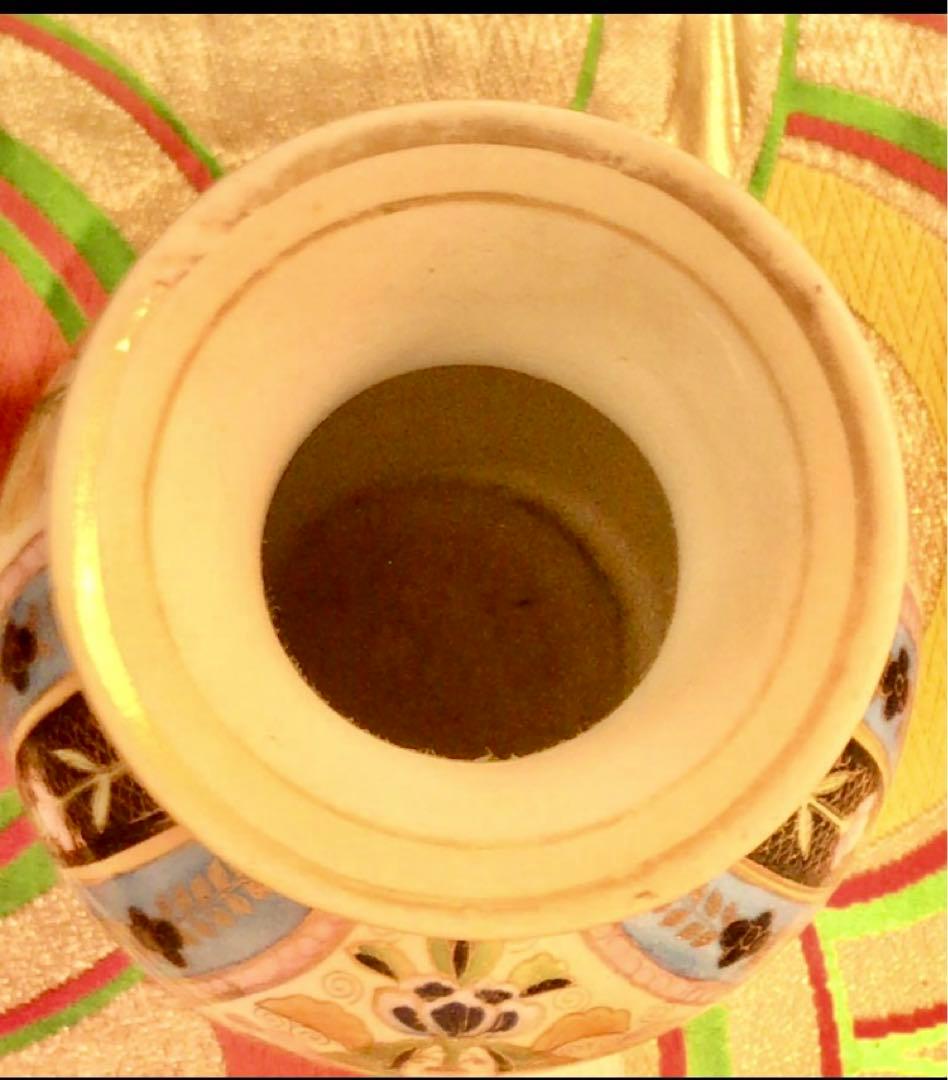 鎌倉旧家出物、日本陶器合名会社　年代不明　美品色彩豊かな、オールドノリタケ花瓶