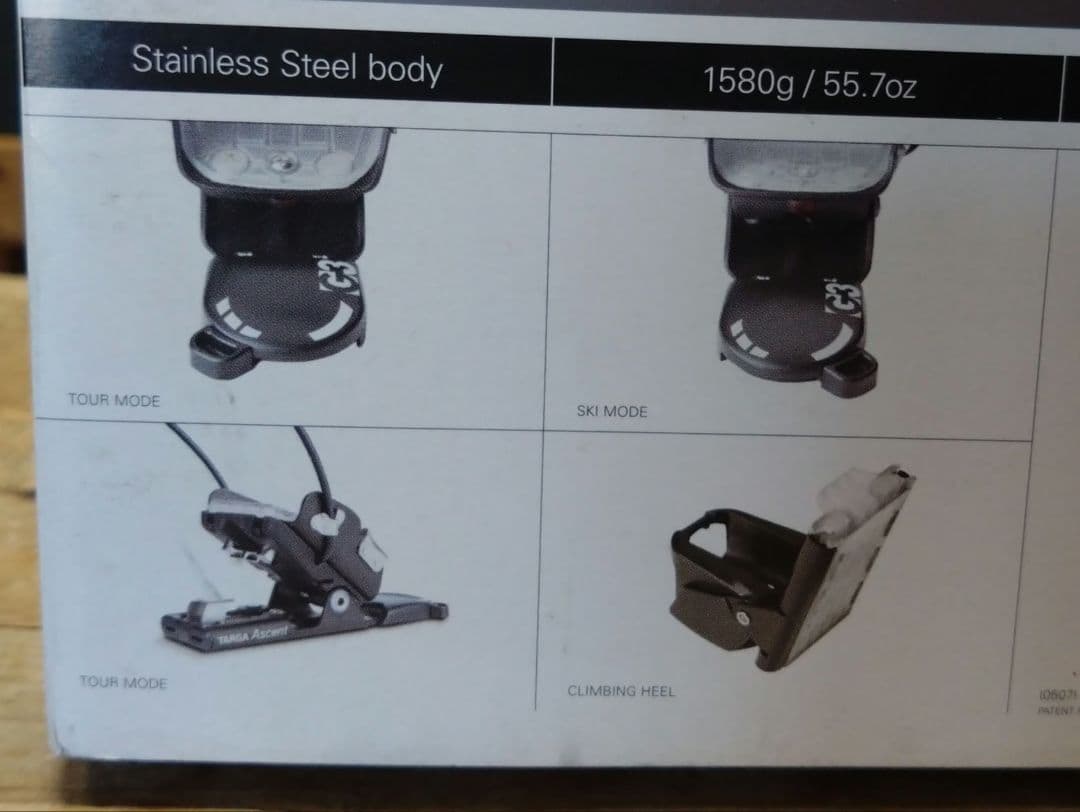 G3 TARGA Ascent テレマークビンディング