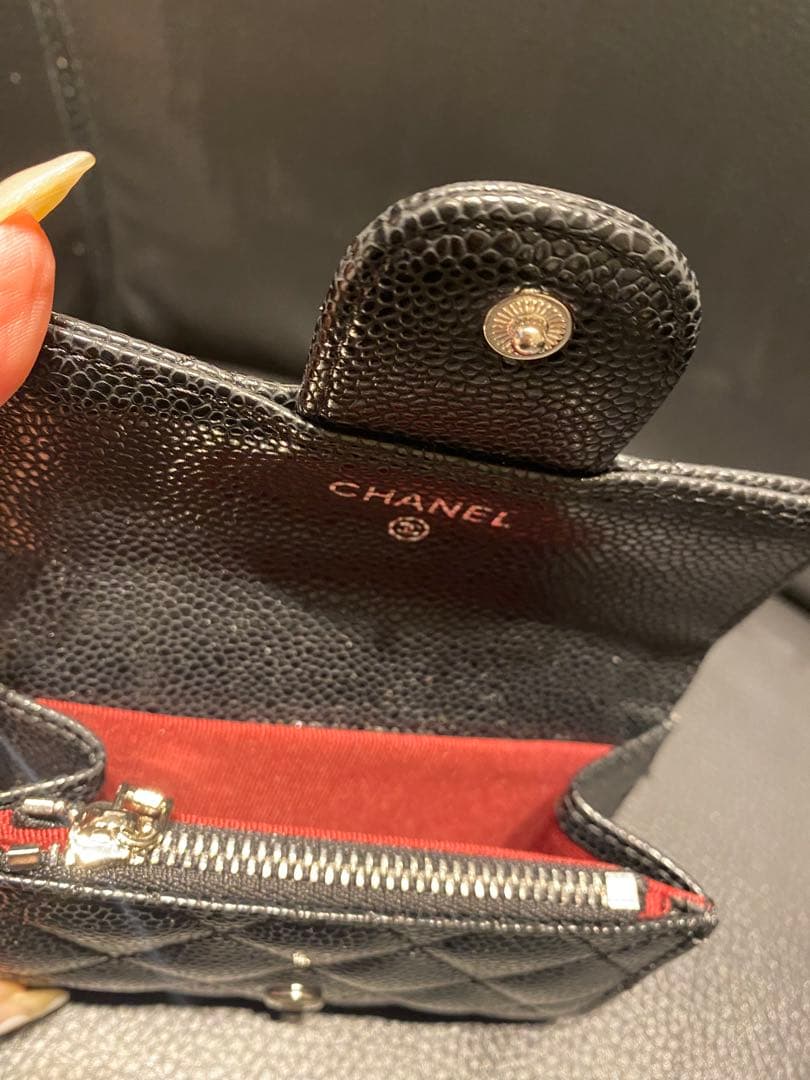 CHANELケース ブラック シルバー ノベルティ