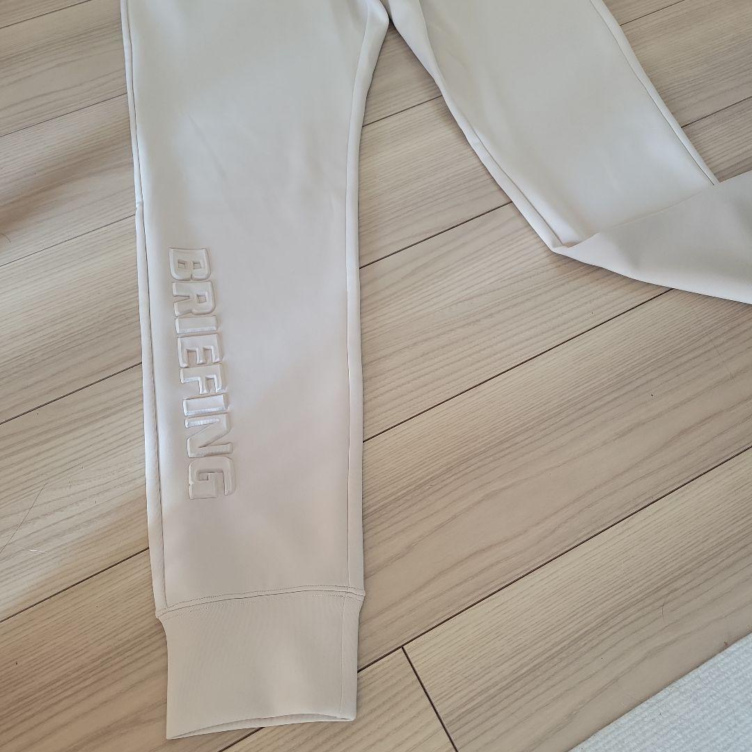 超美品✨素敵✨春のお洒落ベージュ❤BRIEFING 3Dロゴジョガーパンツ☆L
