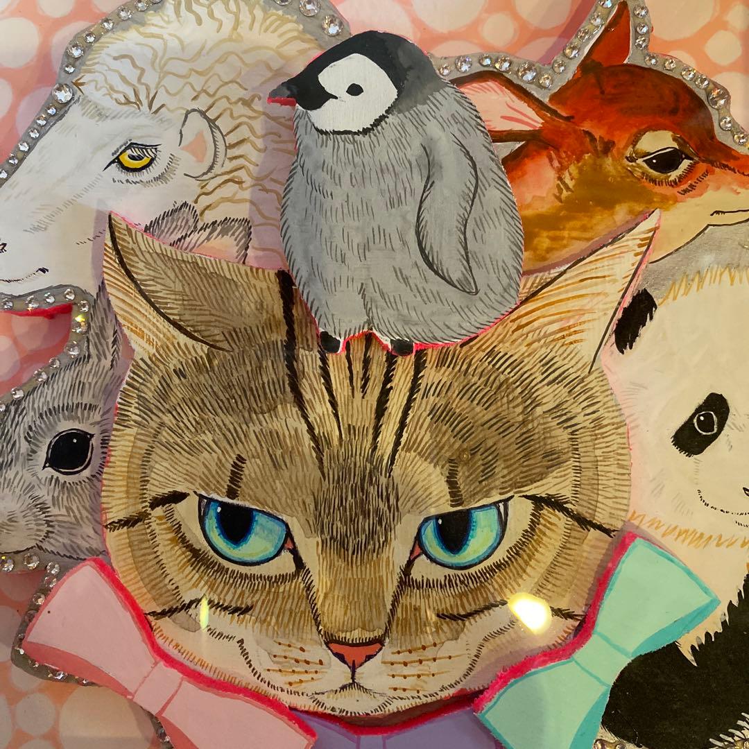 金田花季　原画　「ねことどうぶつ」