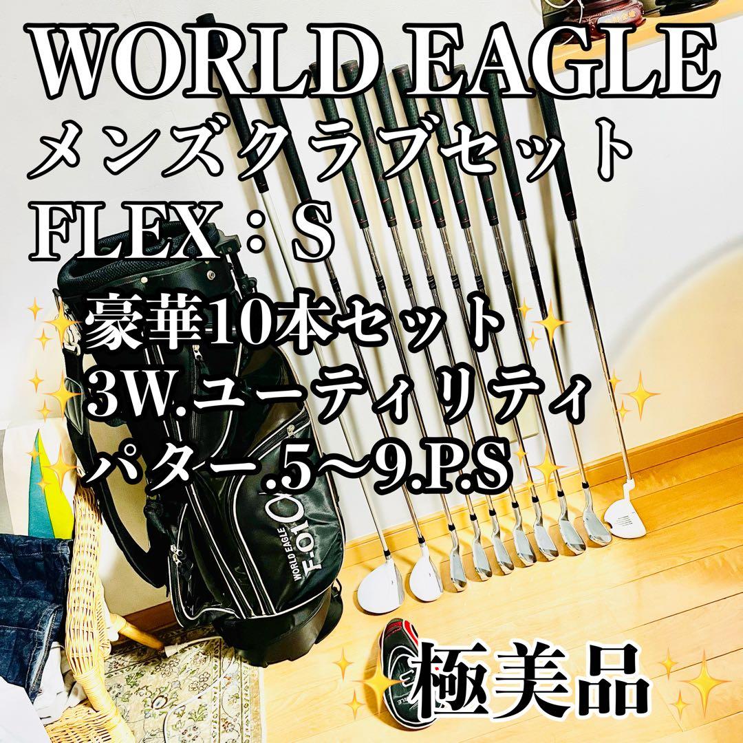 希少 ワールドイーグル WE 5Z-BLACK メンズクラブセット フレックスS