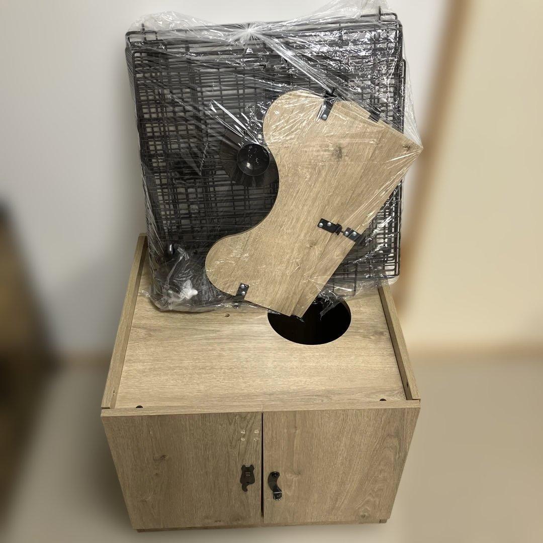 アイリスオーヤマ 隠れ家キャットケージ 幅58cm 高さ153cm PKC600