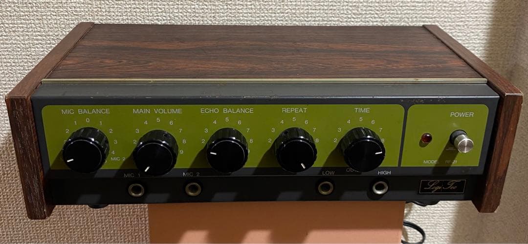 Logitec RF-21 アナログエコー/ディレイエフェクター 70's