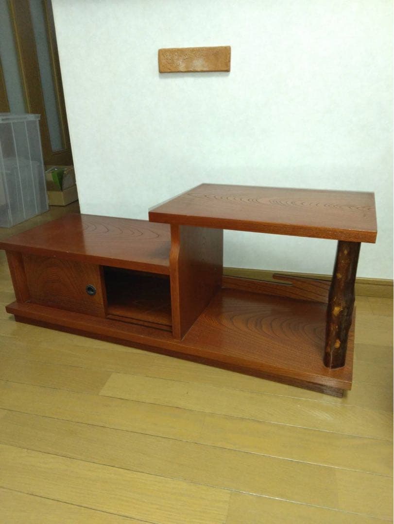 昭和アンティーク 木製 飾り棚 置台 飾り台 床の間