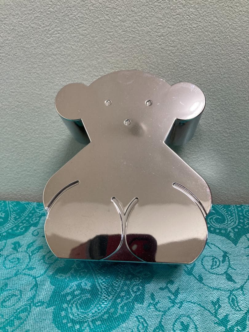 TOUS 貯金箱 クマ型 金属 フィギュア シルバー