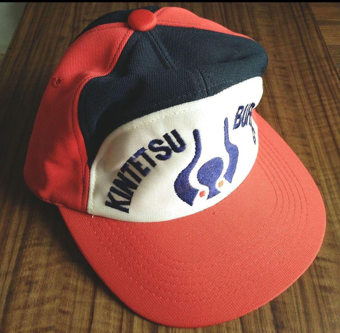 【未使用品】近鉄バファローズ　昭和レトロ キャップ　中央帽子　当時物