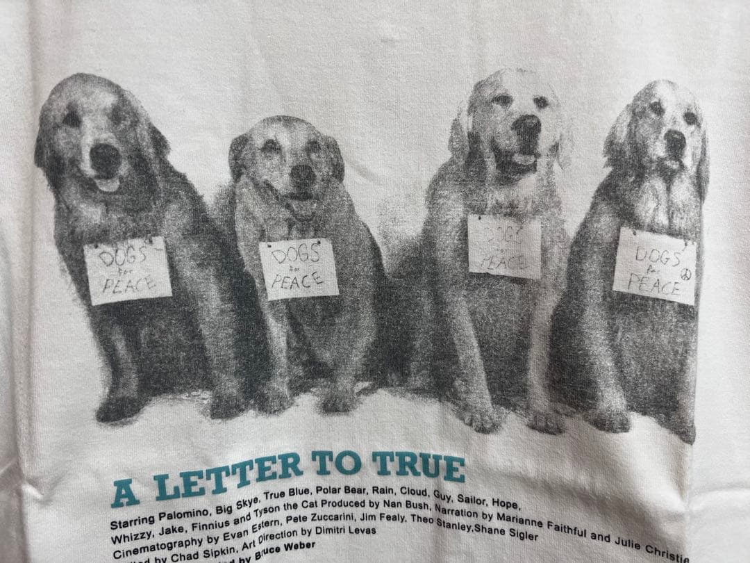 BRUCE WEBER 半袖Tシャツ A LETTER TO TRUE