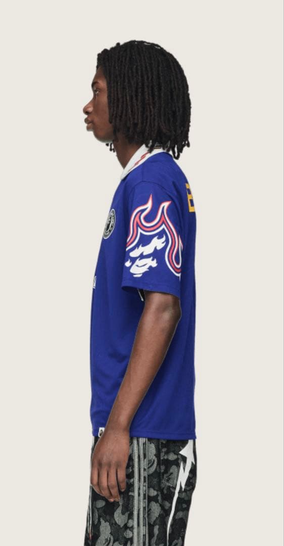 ウェア A BATHING APE x adidas Flame Jersey XL