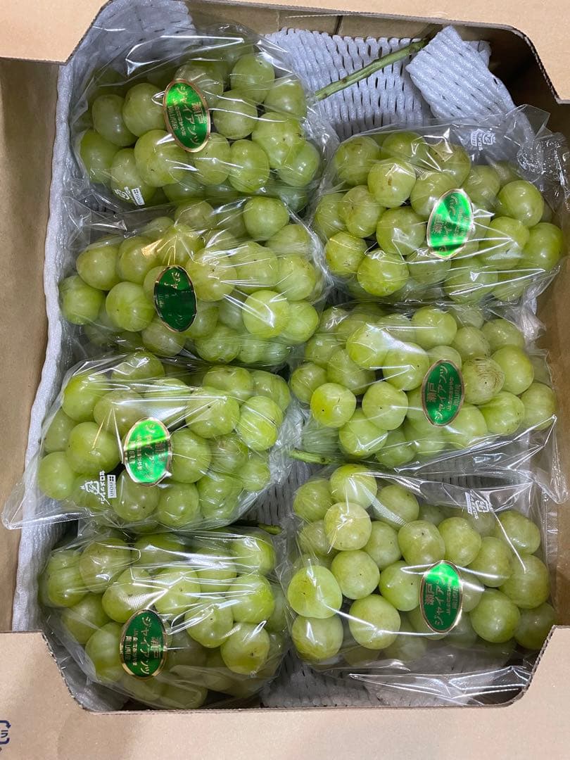 ⑨【岡山県産】瀬戸ジャイアンツ　7〜12房　約5キロ