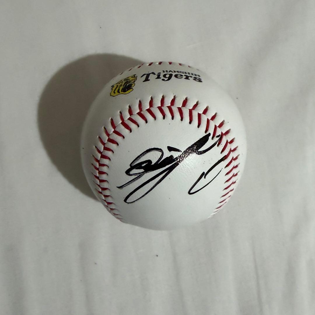 阪神タイガース 木浪聖也 直筆サインボール 沖縄限定 ロゴ 2026