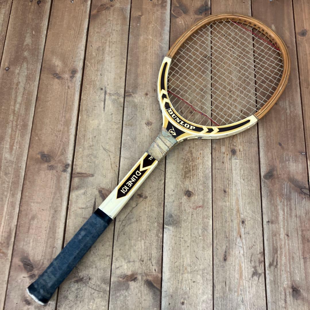 ビンテージ 当時物 70年代 旧ダンロップ D-Line 101 テニスラケット