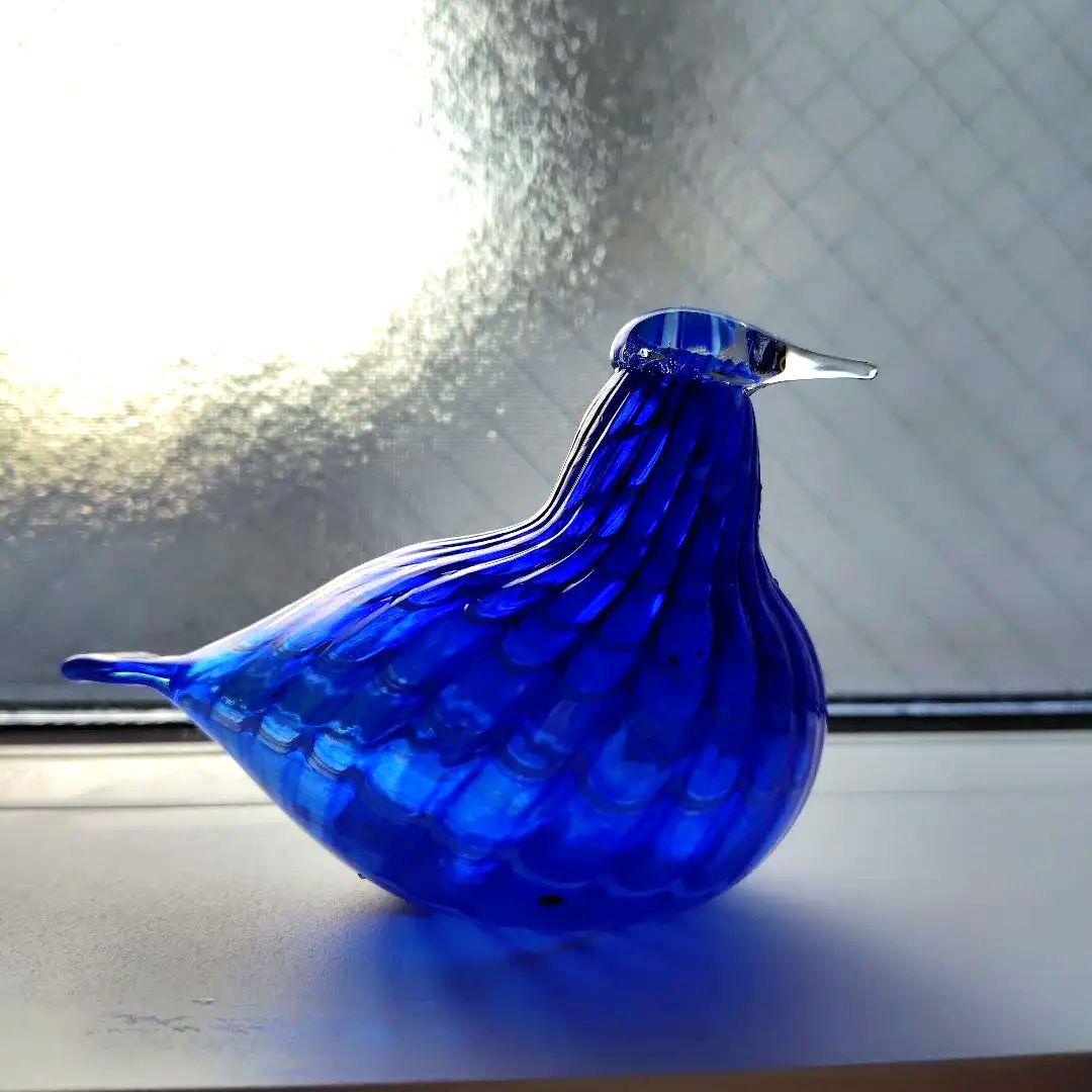イッタラ　オイバトイッカ　バード　oiva toikka　Blue Bird