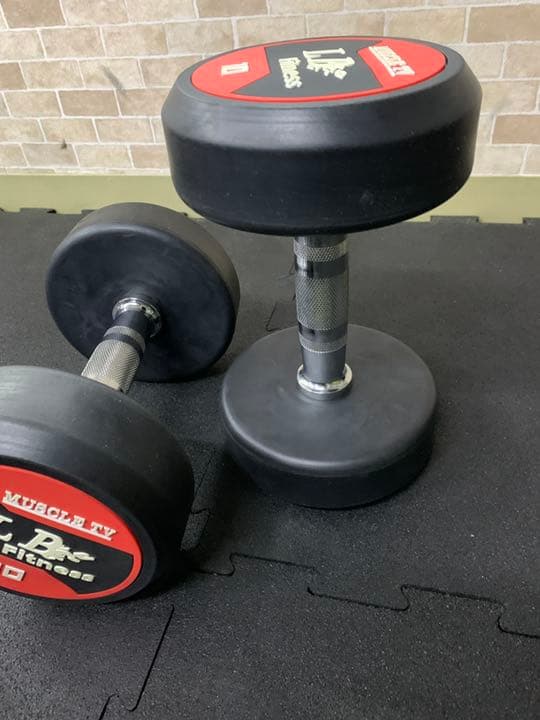 ラバーダンベル 55kg２個