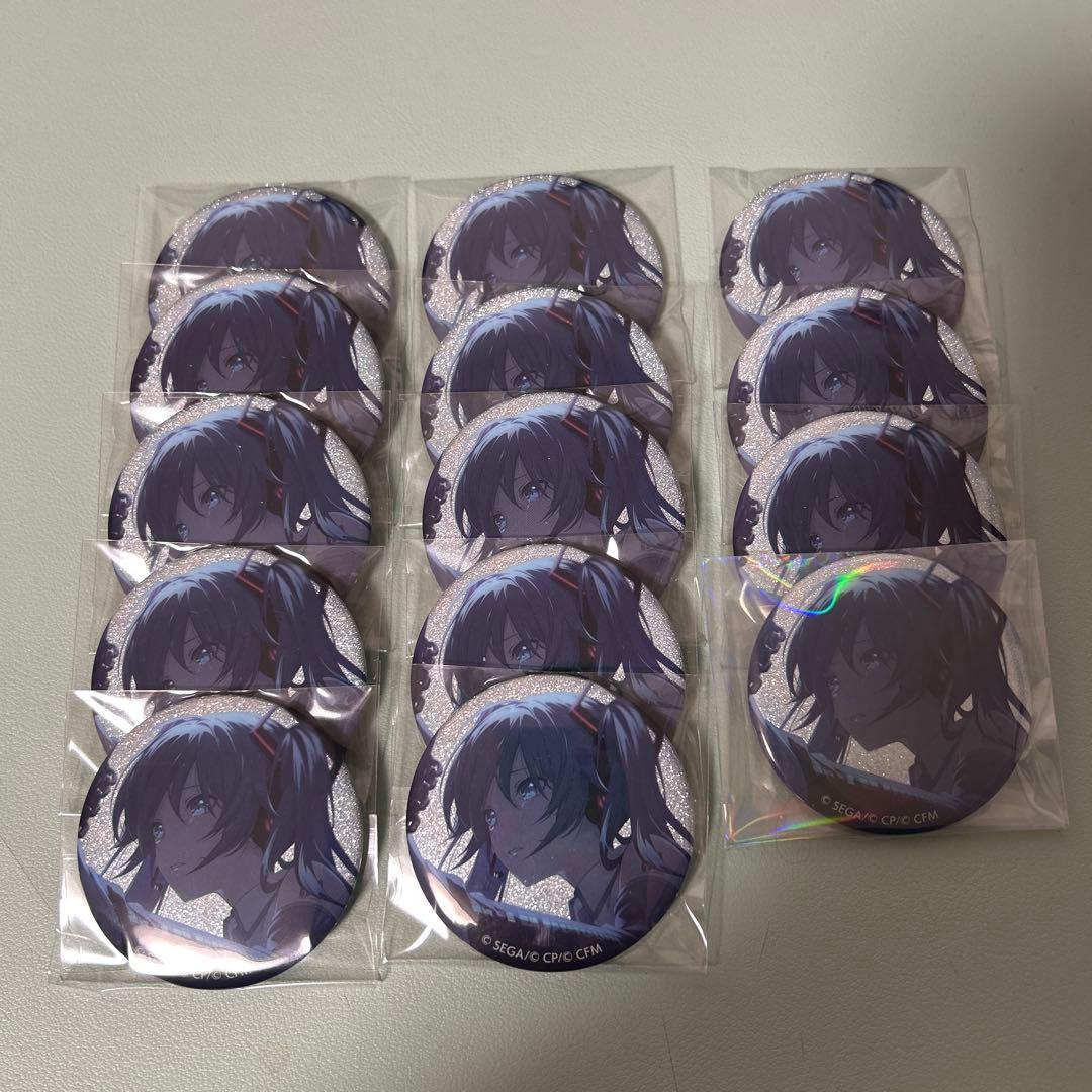 プロセカ グリッター缶バッジ 4B 初音ミク