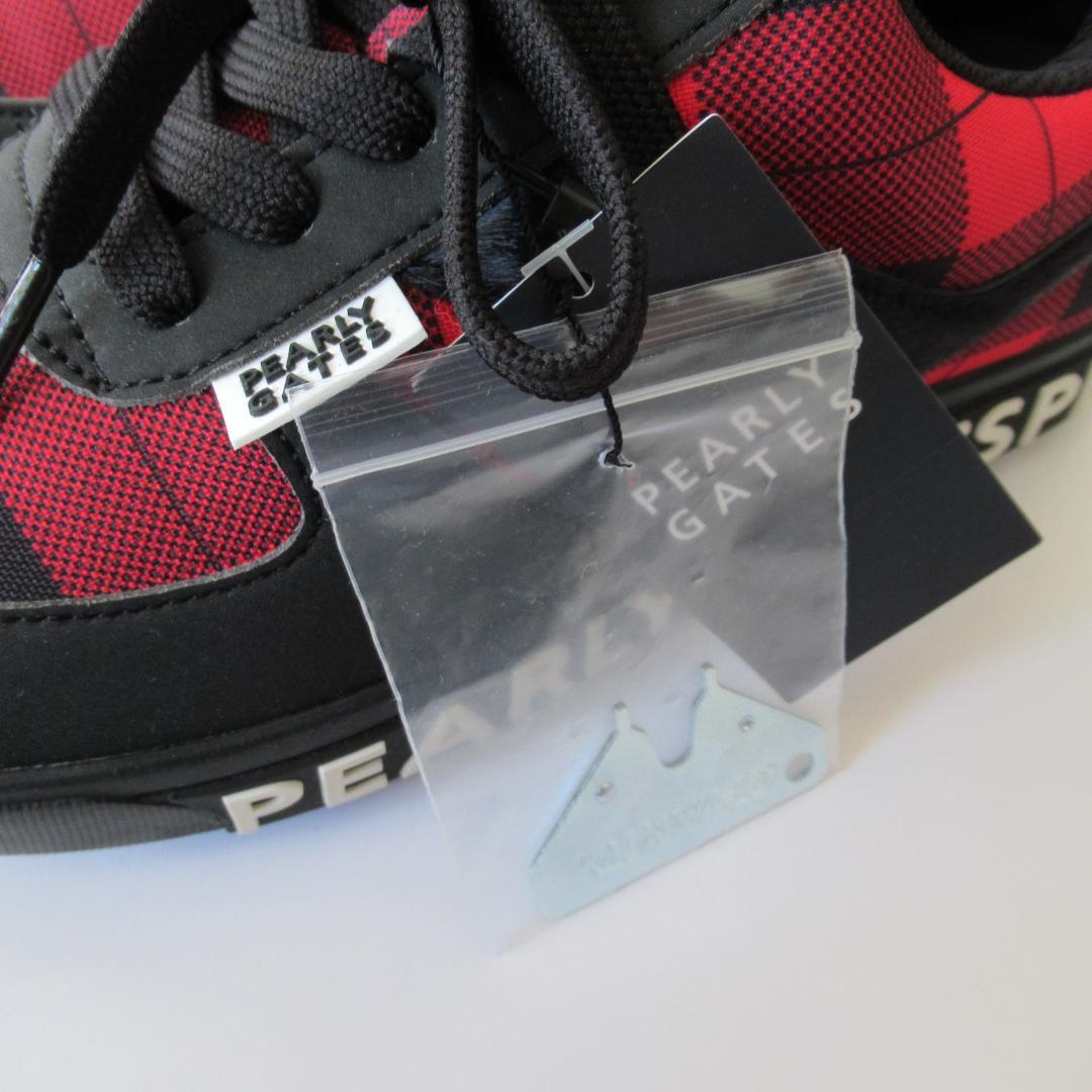 パーリーゲイツ新品 スパイク ゴルフシューズ 専用袋・レンチ付 23.5ｃｍ