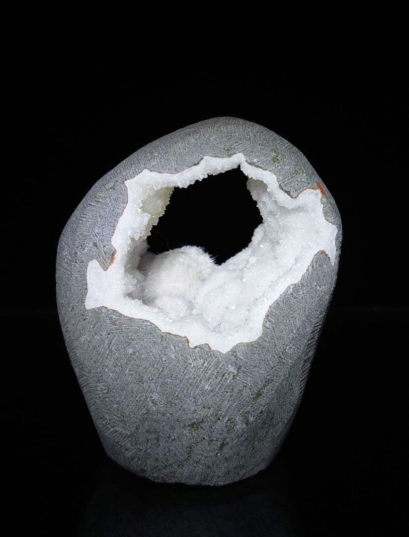 スコレサイト インド産 鉱石 鉱物 ミネラル 標本 原石 母岩付き ④