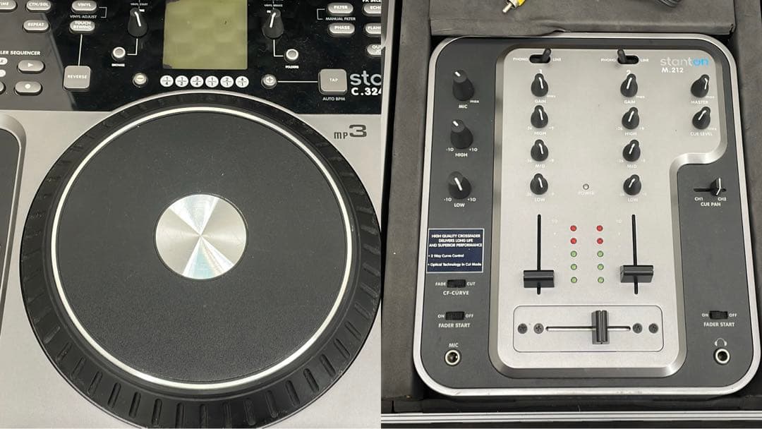 ECK42 コルグ スタントン C.324 M.212 CDJプレイヤー 現状