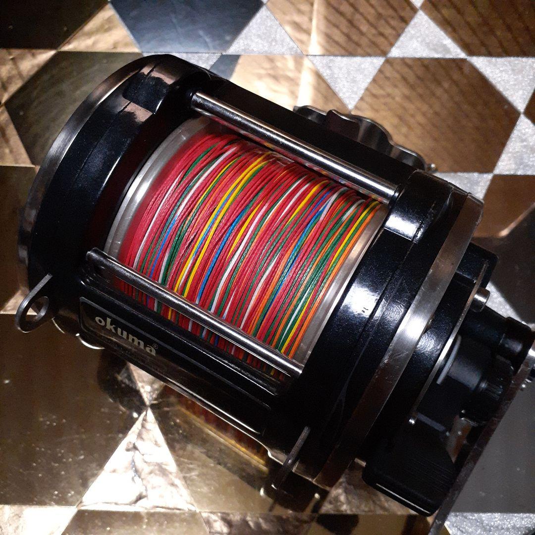 OKUMA TITUS TPLD 90 レバードラグ トローリング 船用 美品