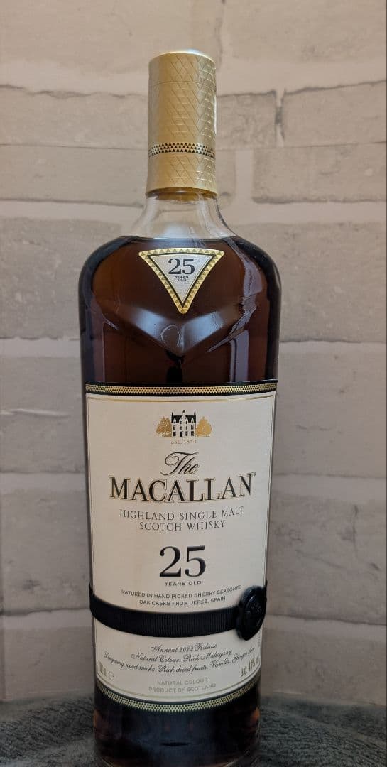 山*下様 The Macallan 25年 シングルモルトウイスキー 2022年
