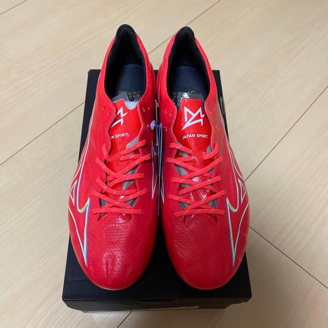 ★新品未使用・送料無料 ミズノ アルファ ジャパン 27cm レッド★