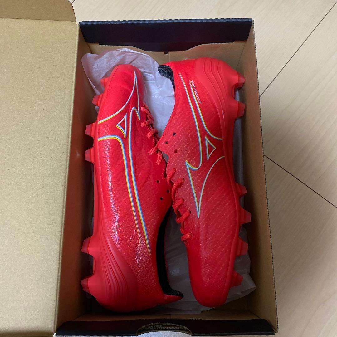 ★新品未使用・送料無料 ミズノ アルファ ジャパン 27cm レッド★